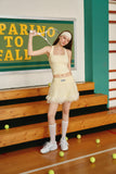 Load image into Gallery viewer, Hampstead | Brushed Racerback Fitted Tank Top – Cream Lemon