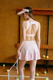 Load image into Gallery viewer, Windsor | Ultra-smooth Sports Bra with elegant cutout back design - Light Pink