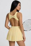 Load image into Gallery viewer, Highclere | Open-Back Slim-Fit All Court Dress Pleated Dress